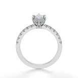 Pierścionek z diamentem markiza 0.70 ct białe złoto SBPZ_093